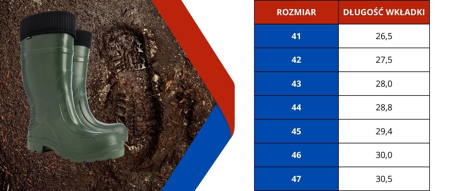 BDPREDATOR TABELA ROZMIAR&Oacute;W